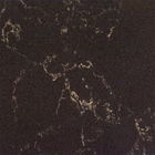 Isola di pietra di colore del Black Mirror del quarzo artificiale di superficie solido del controsoffitto della cucina