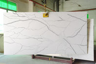 Graffio Grey Veined resistente   Materiali da costruzione di pietra del quarzo di Calacatta