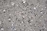 Strato di pietra di colore leggero del quarzo pulito facile di vetro per il controsoffitto della cucina