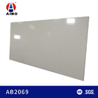 Parete di pietra leggera del pavimento di 3000*4000*20MM Grey Glass Wall Panel Quartz