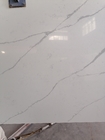 Lastra di pietra di Grey Veins Polished Marble Look della pietra del quarzo di Calacatta di spessore di 20MM
