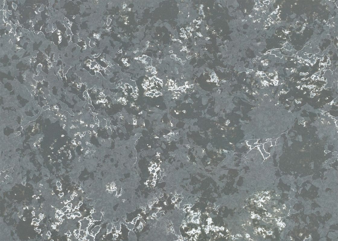 Stile artificiale di alto di tenacia del quarzo della pietra della scintilla piano di lavoro grigio grigio del quarzo