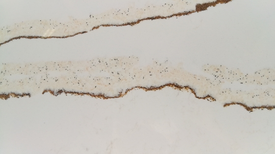 Controsoffitti di pietra della cucina del quarzo artificiale di resistenza dei graffi
