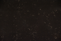Mattonelle di pavimentazione artificiali del nero della pietra del quarzo della grande lastra di superficie solida per i controsoffitti