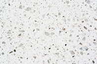 Resistenza Crystal Quartz Stone Slab For bianco artificiale Bathroomtop di slittamento