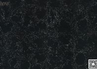 Mattonelle nere termoresistenti del quarzo di Carrara che pavimentano anti domestico della decorazione sbiadito