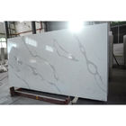 Controsoffitto bianco del quarzo di Carrara del solido di 2cm 3cm con la cima di vanità di Btahroom