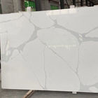 Pietra strutturata del quarzo di Calacatta del marmo enorme di dimensione per Deco domestico