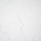 pietra bianca del quarzo di 7.5Mohs Carrara per le piastrelle per pavimento del salone