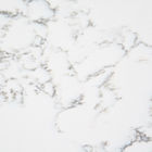 Pietra bianca venata bianca Calacatta del quarzo di 15MM per il pannello di parete