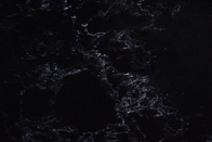 pannelli di parete di pietra artificiali neri del quarzo di spessore di 10mm artificiali