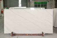 Durezza di pietra di Mohs della tabella 6,5 dell'anti quarzo artificiale bianco di scivolo resistente all'uso