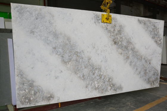 mattonelle di ultimo piano di pietra della Tabella della lastra del quarzo dei controsoffitti di spessore di 12mm Benchtop