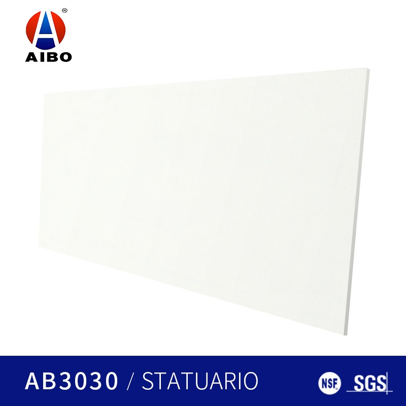 Pietra artificiale bianca eccellente del quarzo AB3030 per i materiali da costruzione